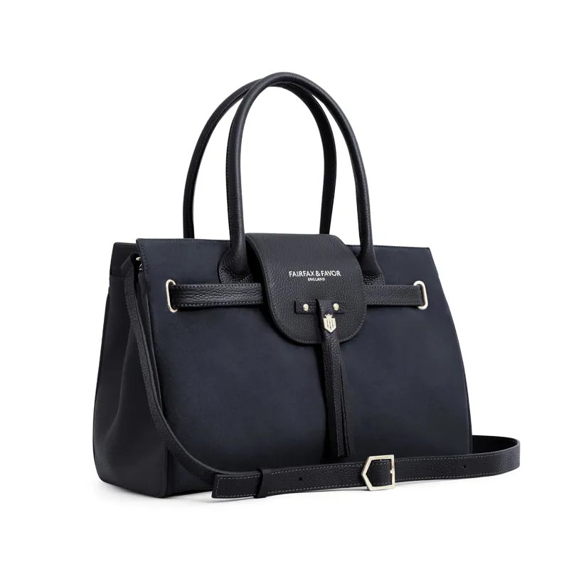 Fairfax and Favor Windsor Handbag - Navy-1